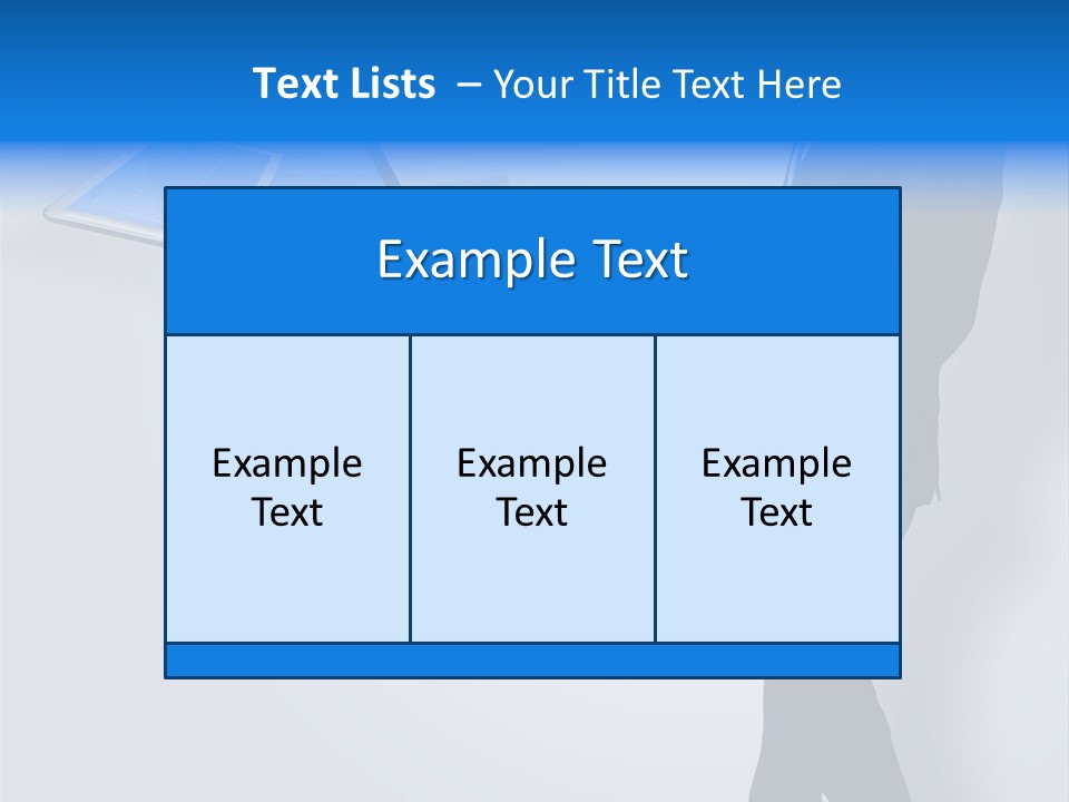 Tablet New Mail PowerPoint Template