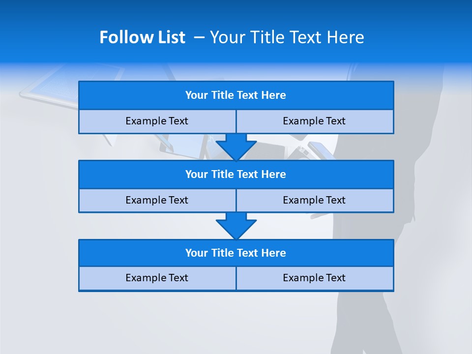 Tablet New Mail PowerPoint Template