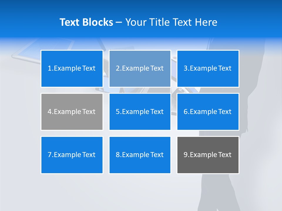 Tablet New Mail PowerPoint Template