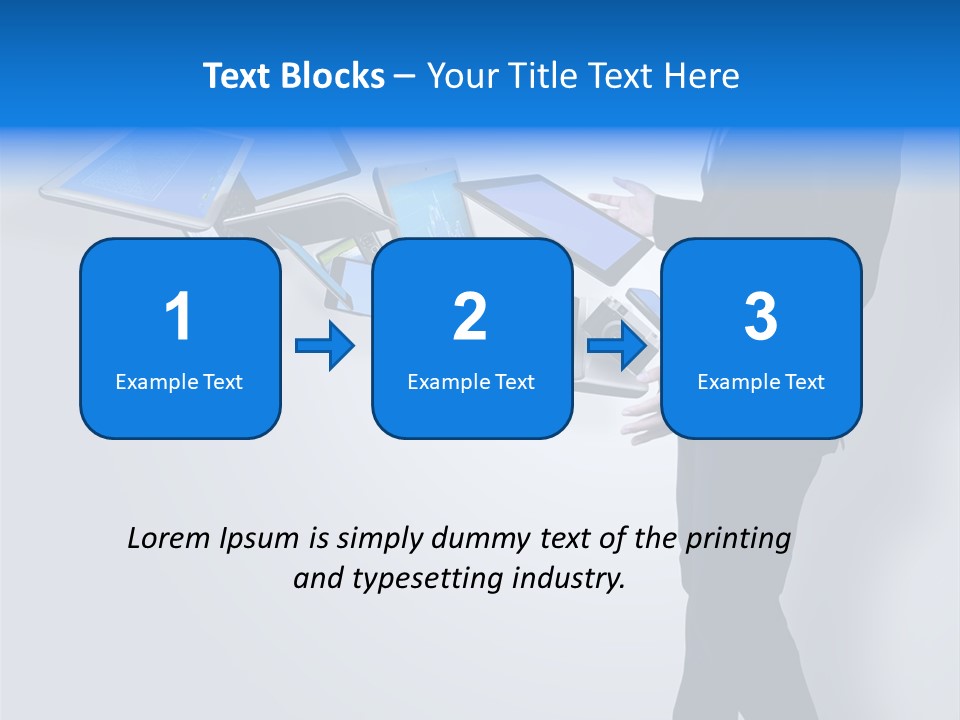 Tablet New Mail PowerPoint Template