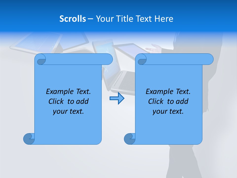 Tablet New Mail PowerPoint Template