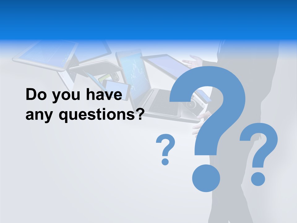 Tablet New Mail PowerPoint Template