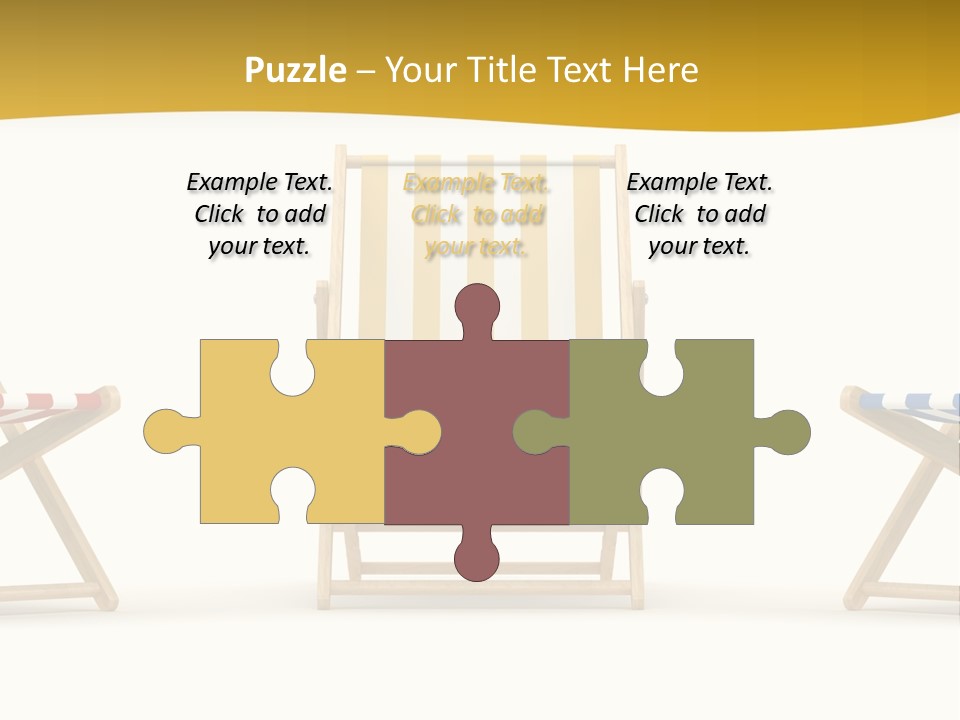 Resort Sun Sand PowerPoint Template