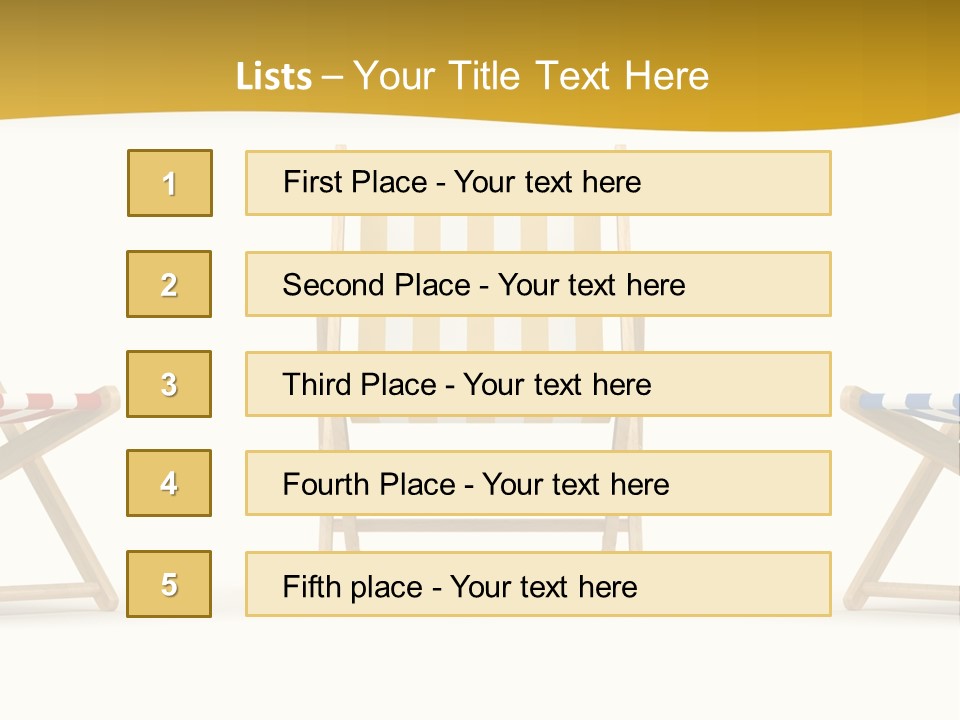 Resort Sun Sand PowerPoint Template