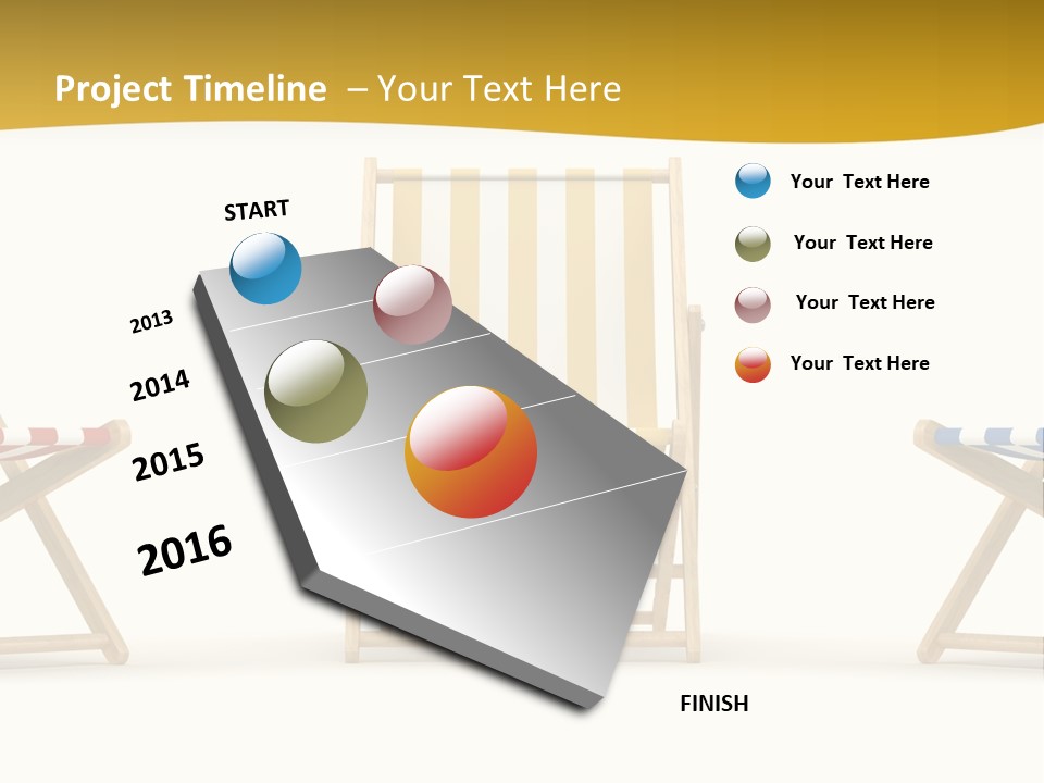 Resort Sun Sand PowerPoint Template