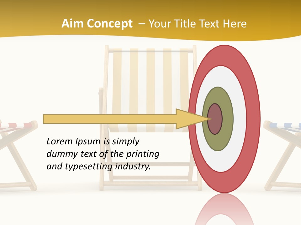 Resort Sun Sand PowerPoint Template