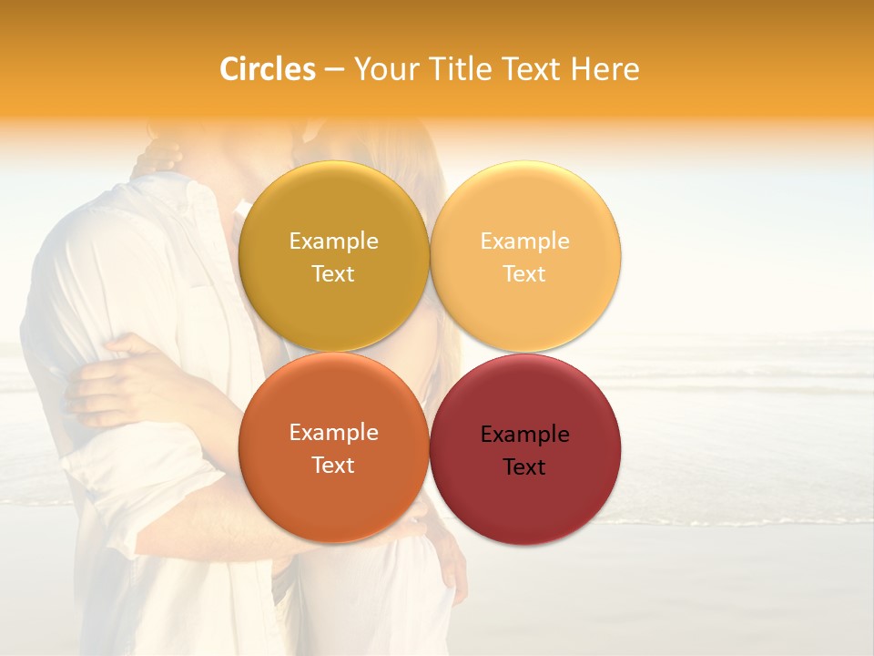 Flirt Kiss Sunny PowerPoint Template