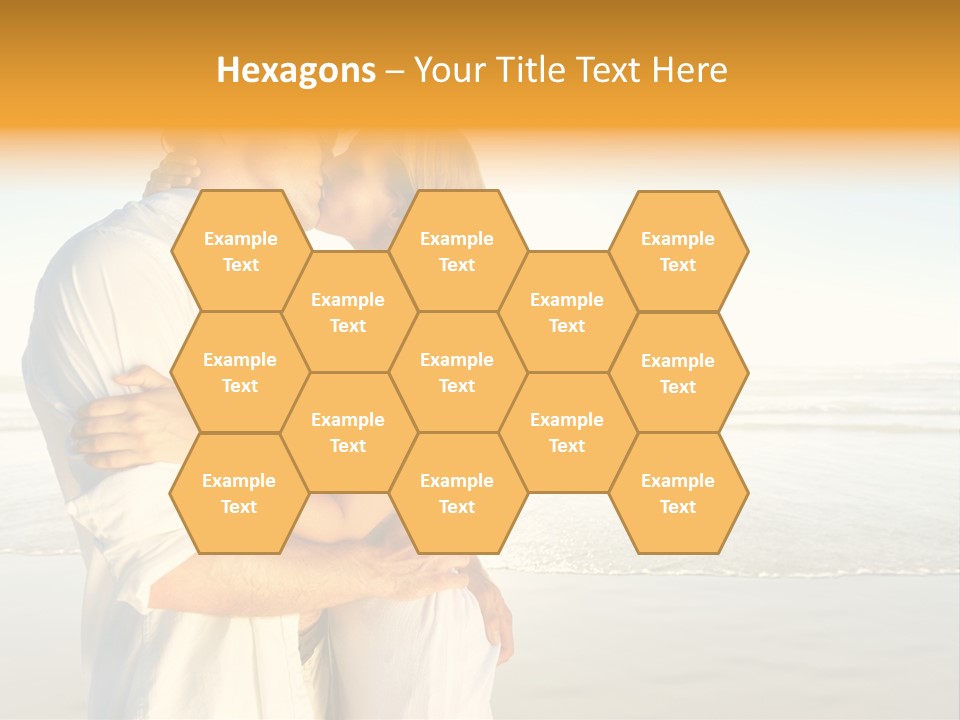 Flirt Kiss Sunny PowerPoint Template