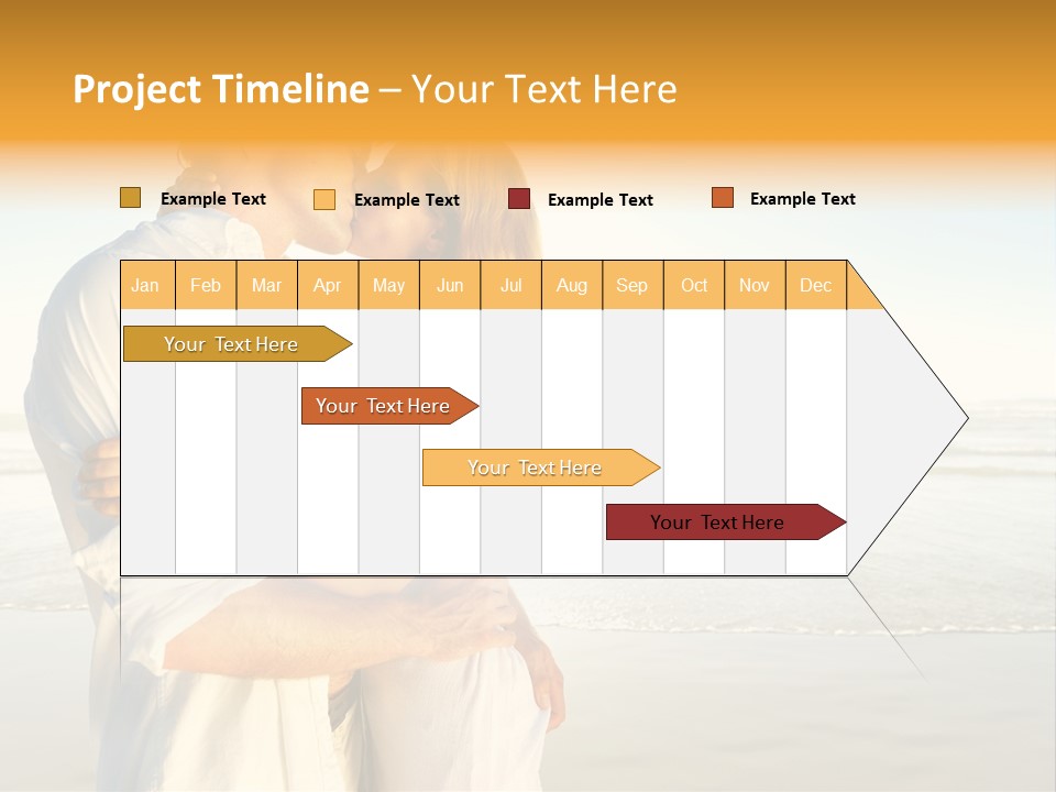 Flirt Kiss Sunny PowerPoint Template