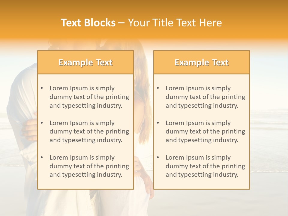 Flirt Kiss Sunny PowerPoint Template