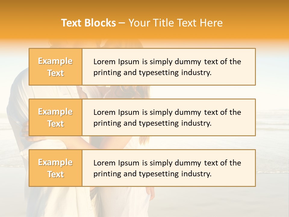 Flirt Kiss Sunny PowerPoint Template