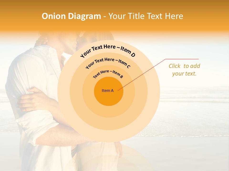 Flirt Kiss Sunny PowerPoint Template