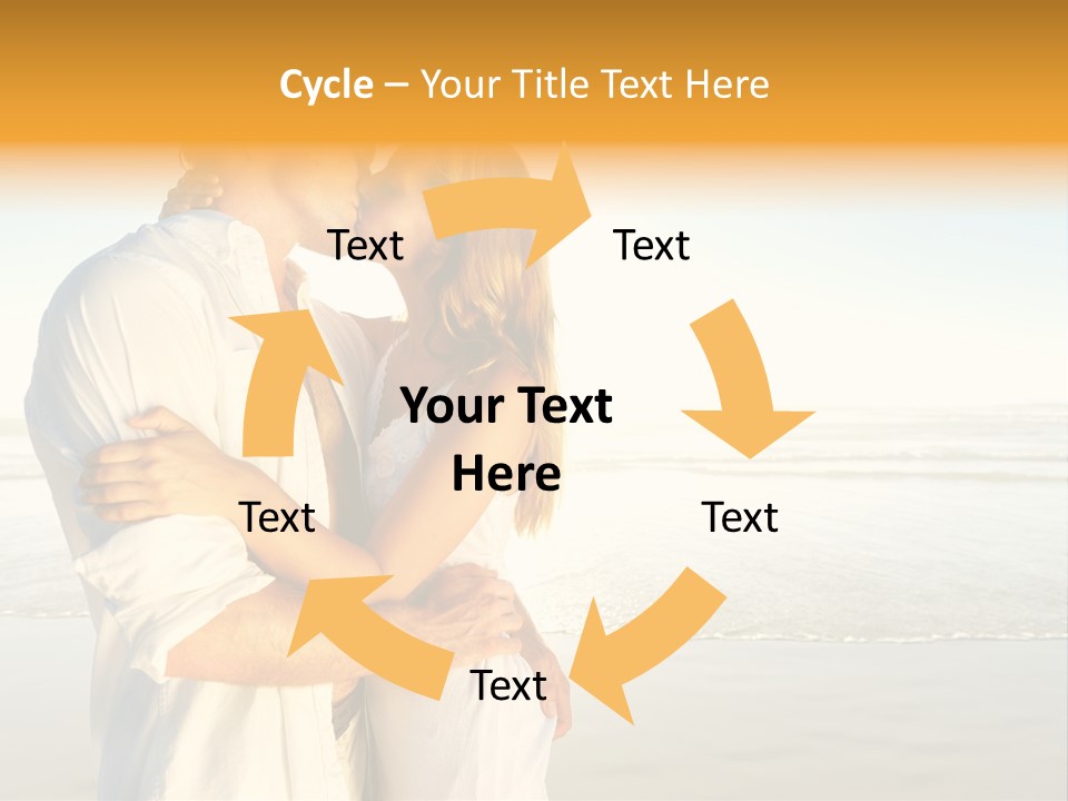 Flirt Kiss Sunny PowerPoint Template