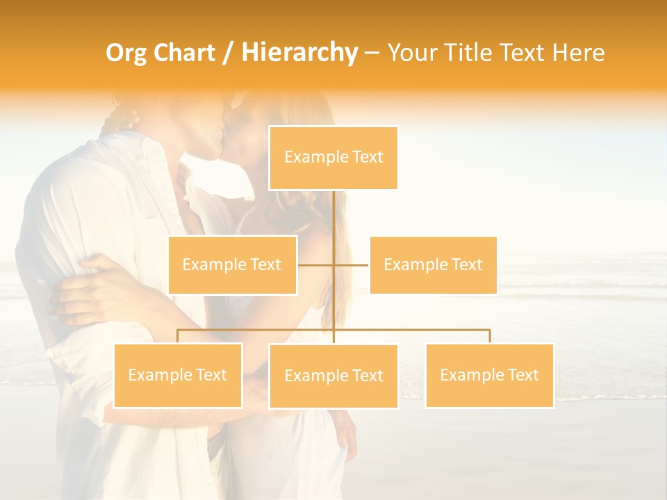 Flirt Kiss Sunny PowerPoint Template