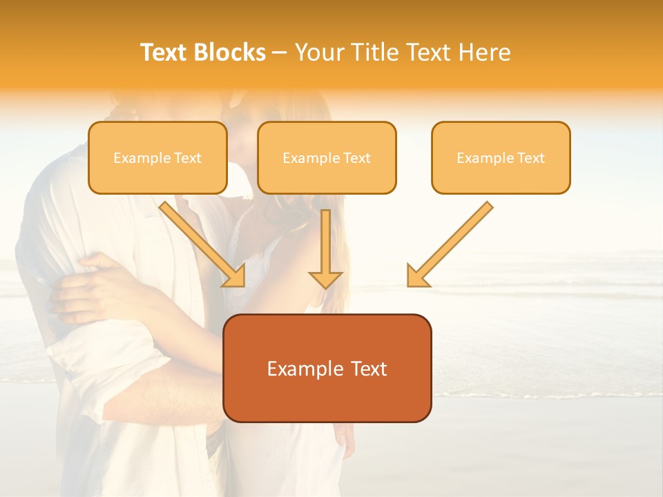 Flirt Kiss Sunny PowerPoint Template