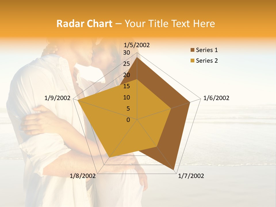 Flirt Kiss Sunny PowerPoint Template