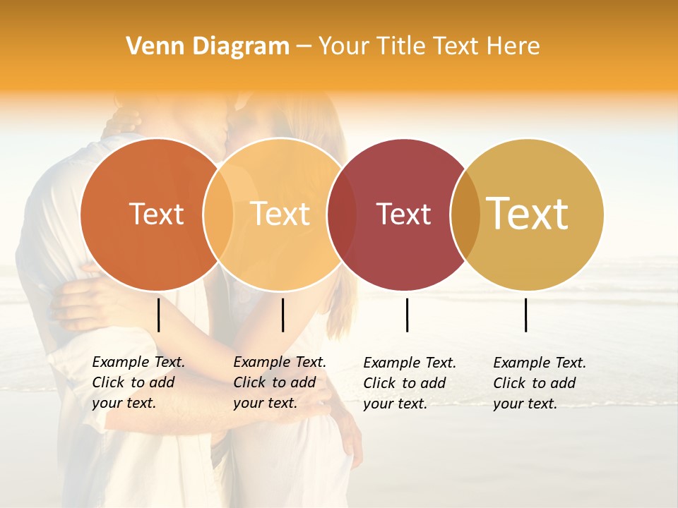 Flirt Kiss Sunny PowerPoint Template