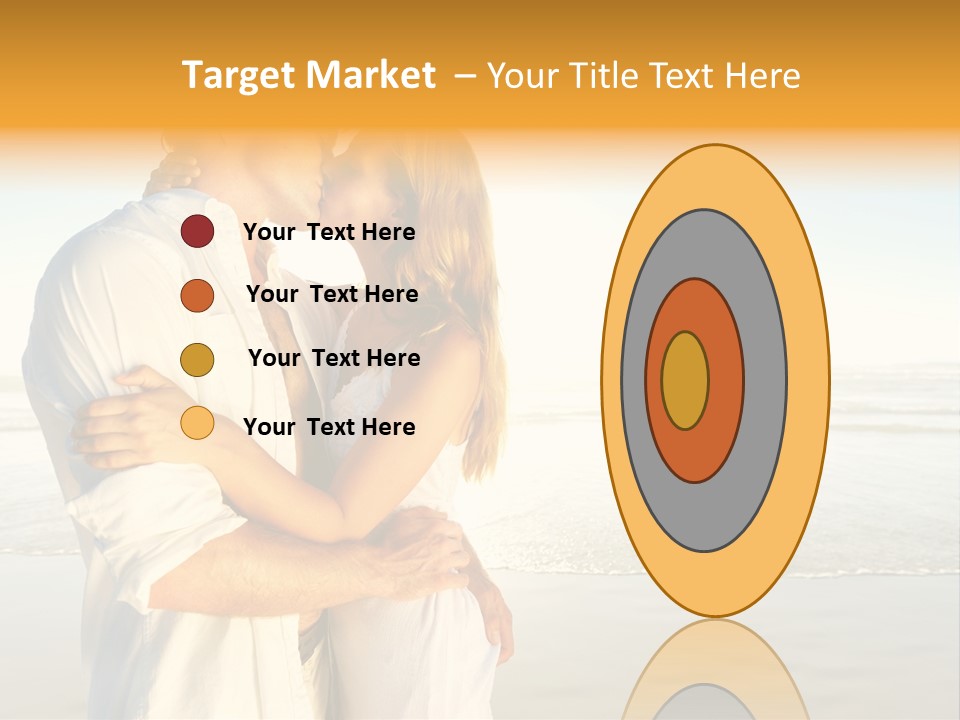 Flirt Kiss Sunny PowerPoint Template