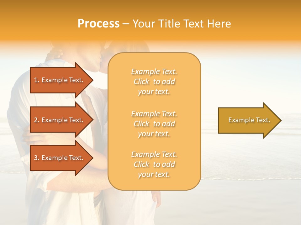 Flirt Kiss Sunny PowerPoint Template