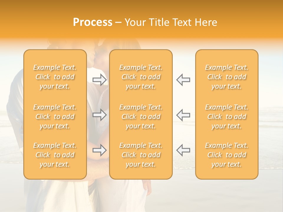 Flirt Kiss Sunny PowerPoint Template