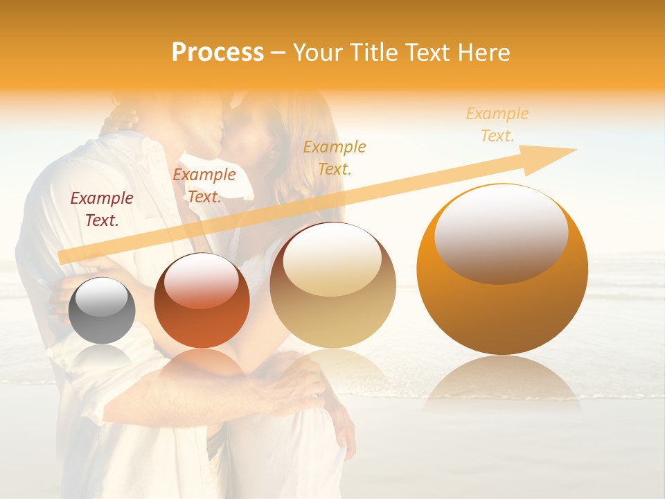 Flirt Kiss Sunny PowerPoint Template