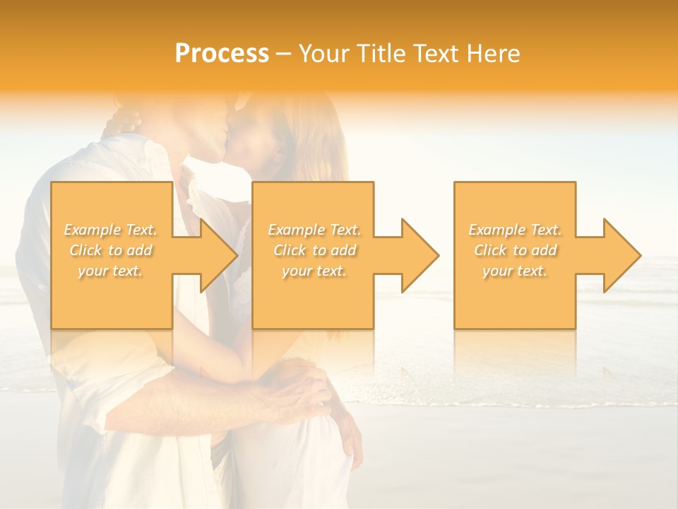 Flirt Kiss Sunny PowerPoint Template