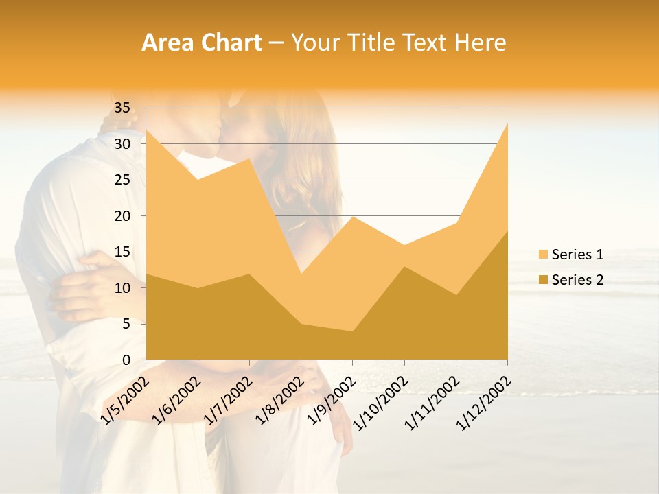 Flirt Kiss Sunny PowerPoint Template