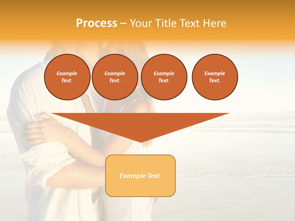 Flirt Kiss Sunny PowerPoint Template