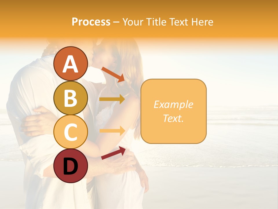 Flirt Kiss Sunny PowerPoint Template