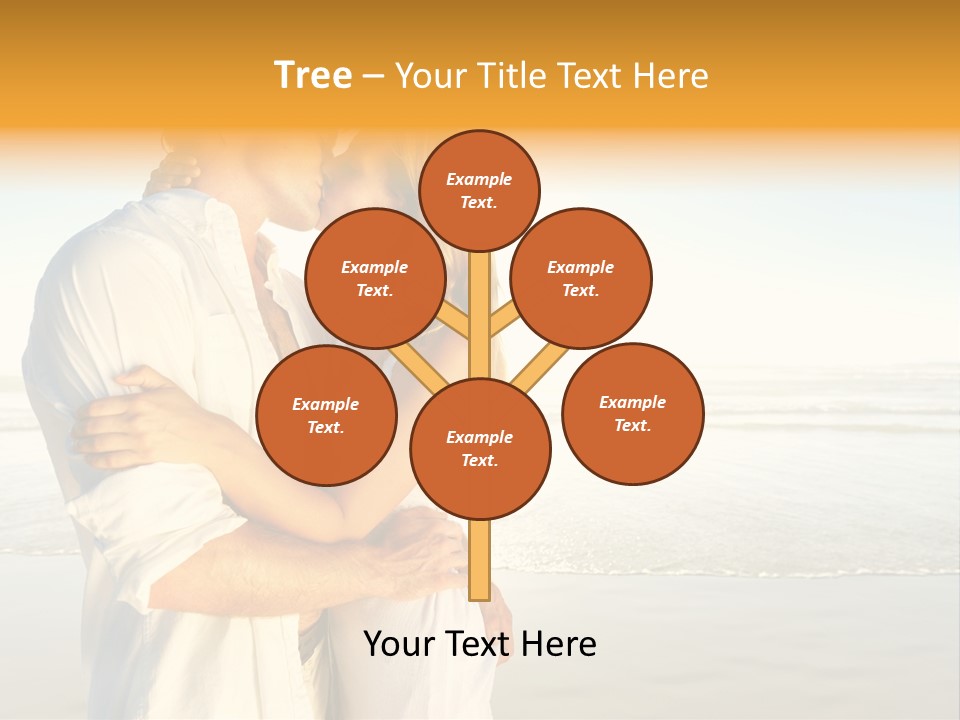 Flirt Kiss Sunny PowerPoint Template