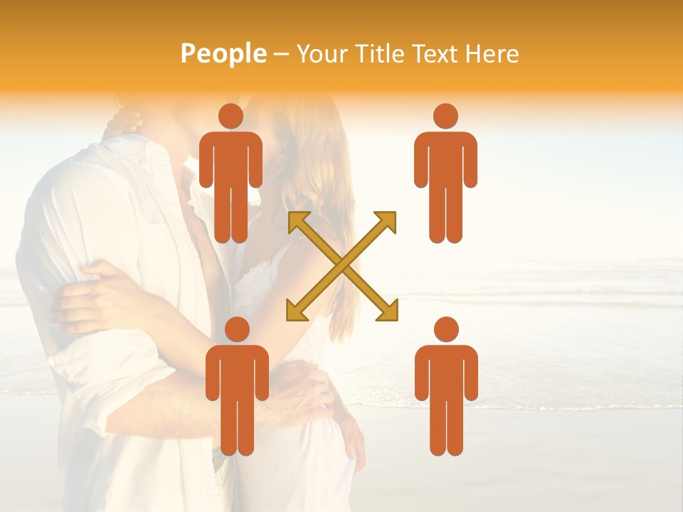 Flirt Kiss Sunny PowerPoint Template