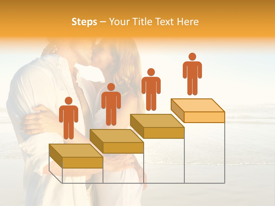 Flirt Kiss Sunny PowerPoint Template