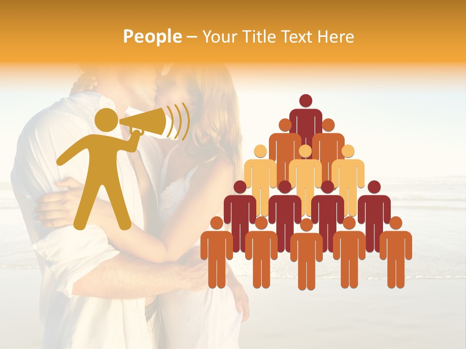 Flirt Kiss Sunny PowerPoint Template