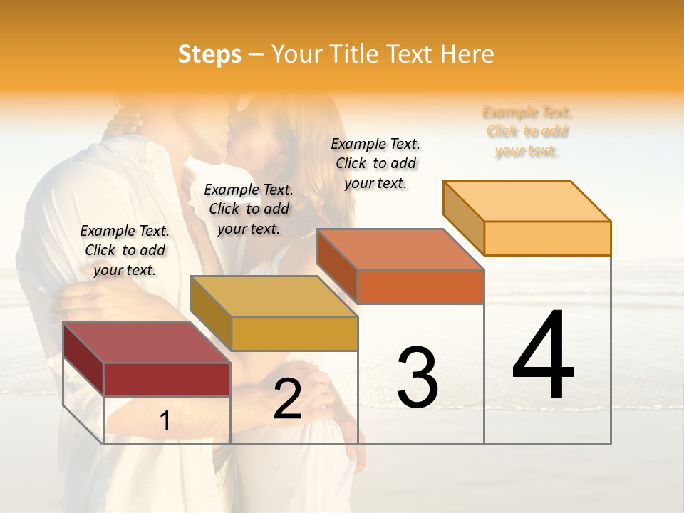Flirt Kiss Sunny PowerPoint Template