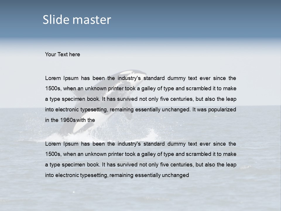 Pacific Washington Southern PowerPoint Template