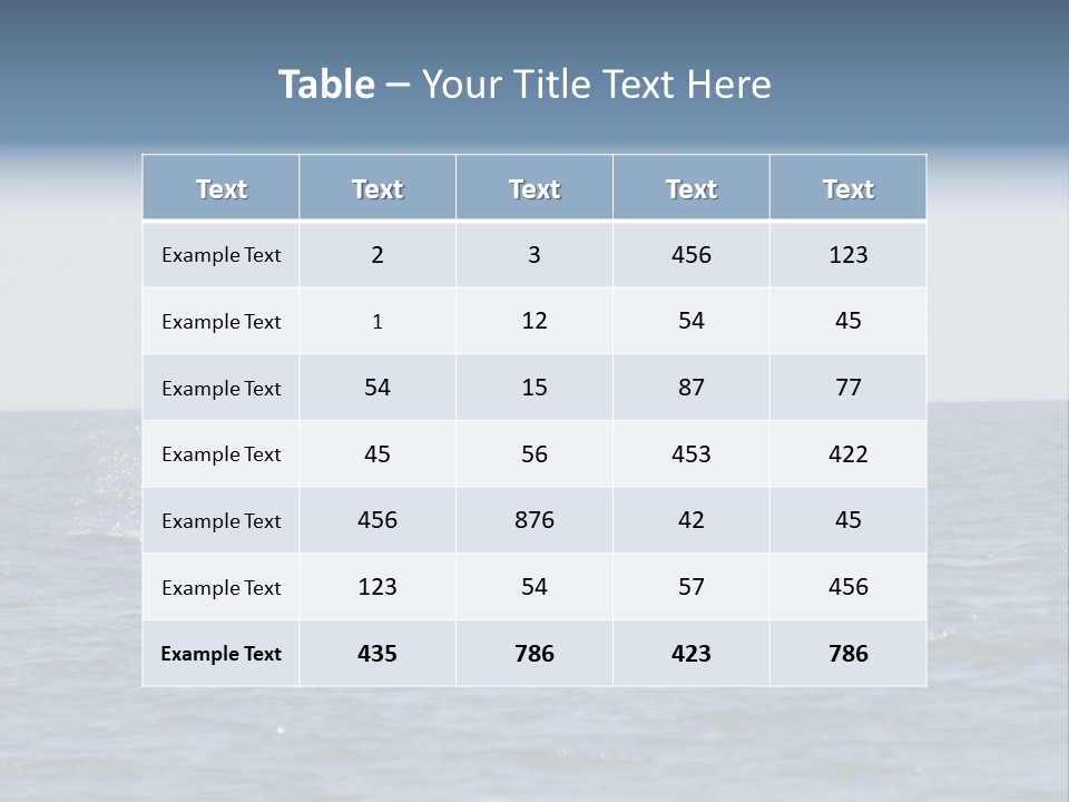 Pacific Washington Southern PowerPoint Template