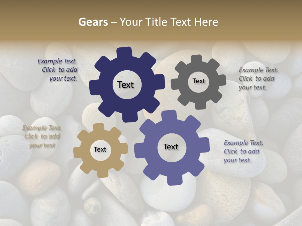 Macro Wallpaper Textured PowerPoint Template