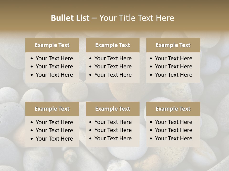 Macro Wallpaper Textured PowerPoint Template
