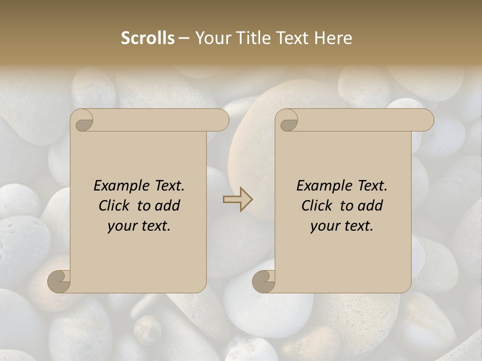 Macro Wallpaper Textured PowerPoint Template