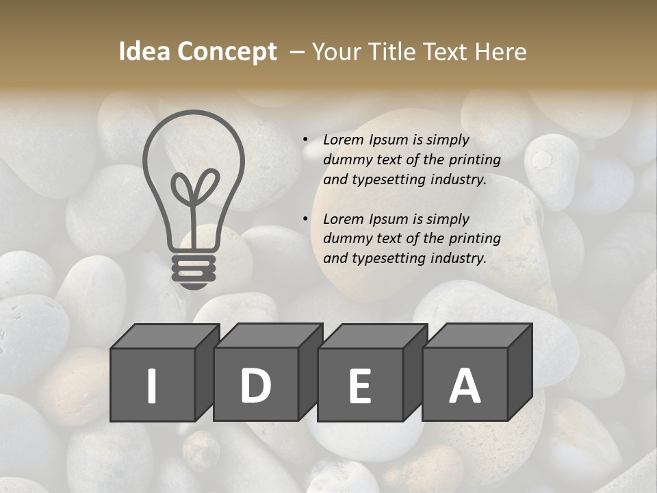 Macro Wallpaper Textured PowerPoint Template