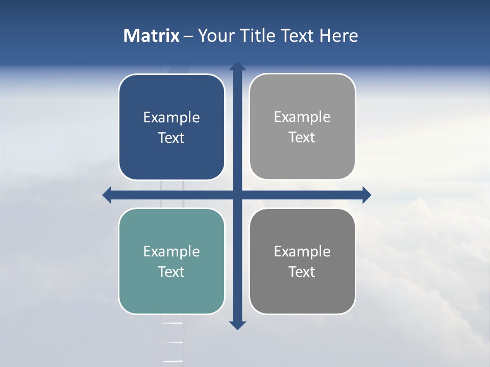 Equilibrium Peg Sunset PowerPoint Template