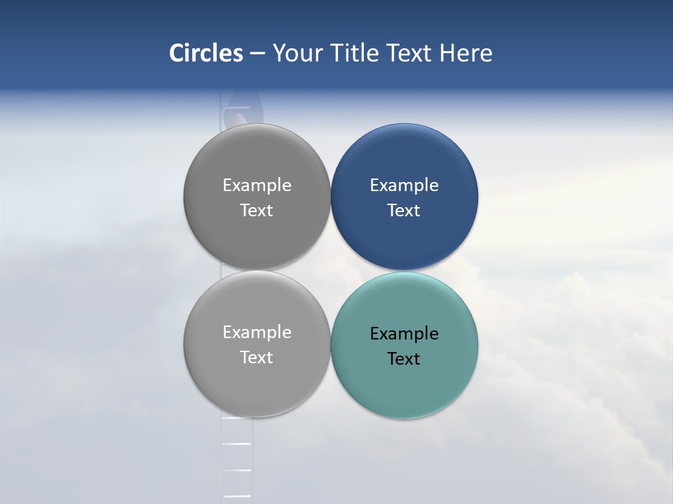 Equilibrium Peg Sunset PowerPoint Template