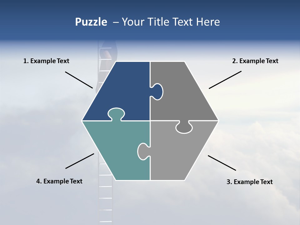 Equilibrium Peg Sunset PowerPoint Template