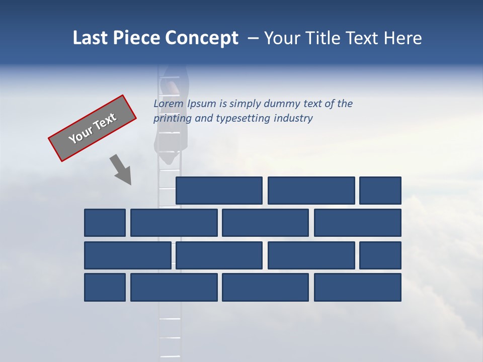 Equilibrium Peg Sunset PowerPoint Template