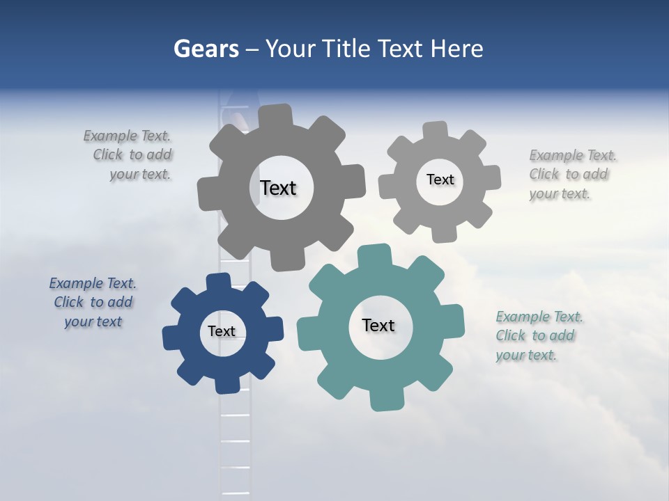 Equilibrium Peg Sunset PowerPoint Template