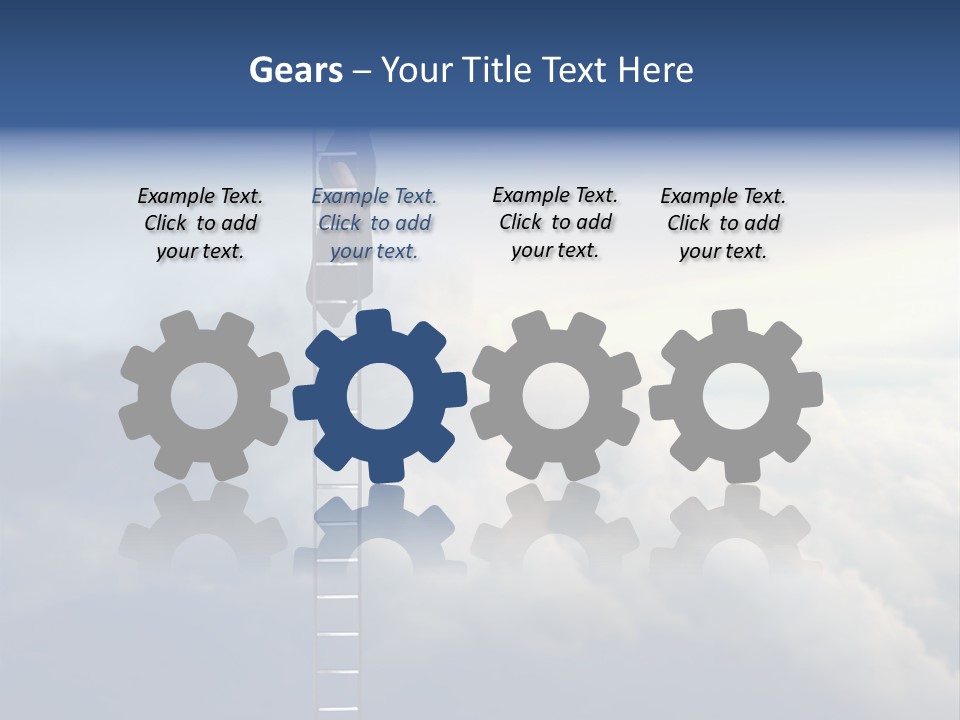 Equilibrium Peg Sunset PowerPoint Template