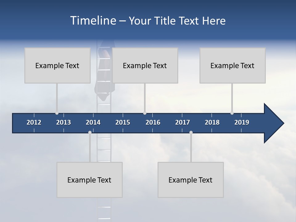 Equilibrium Peg Sunset PowerPoint Template