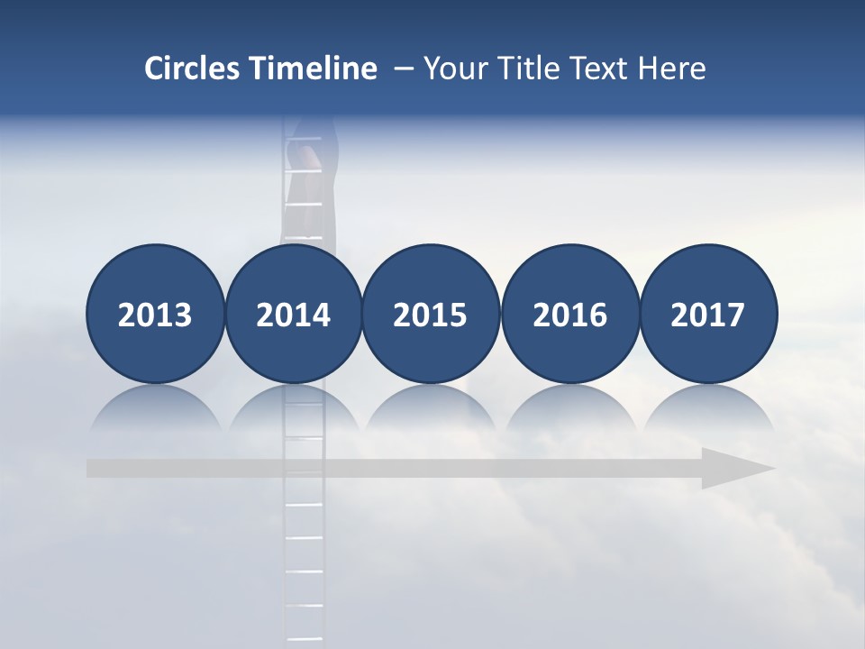 Equilibrium Peg Sunset PowerPoint Template