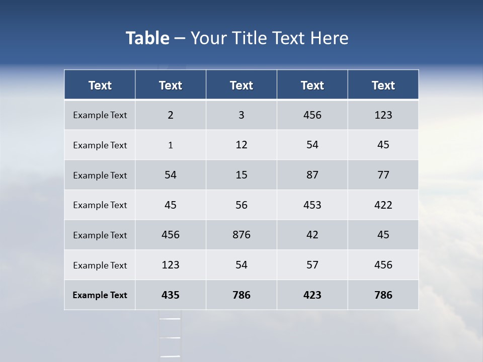 Equilibrium Peg Sunset PowerPoint Template
