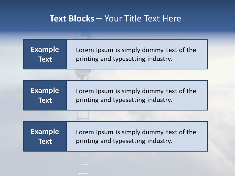 Equilibrium Peg Sunset PowerPoint Template